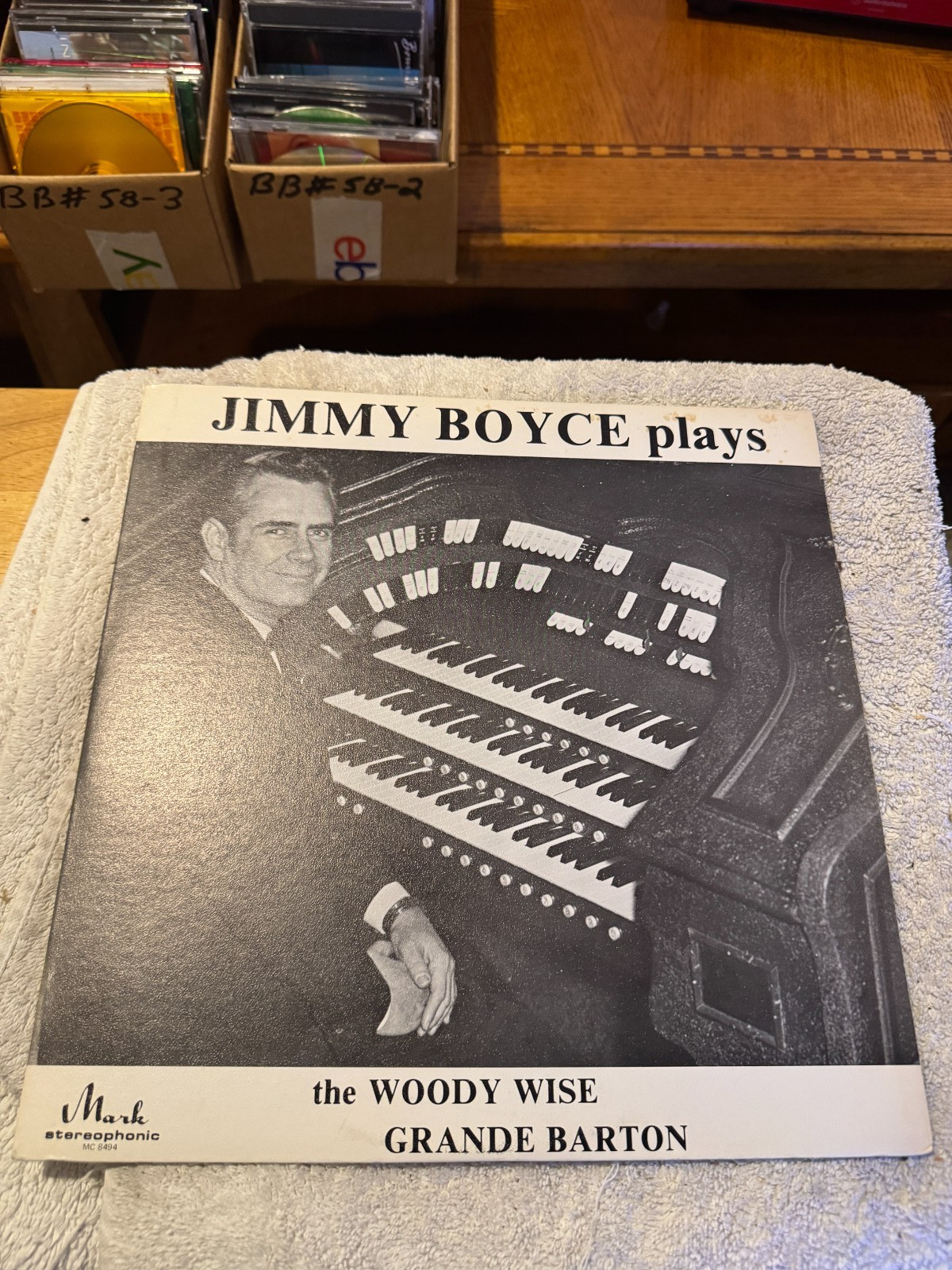 Jimmy Boyce Plays the Woody Wise Grande Barton LP - GOOD CONDITION