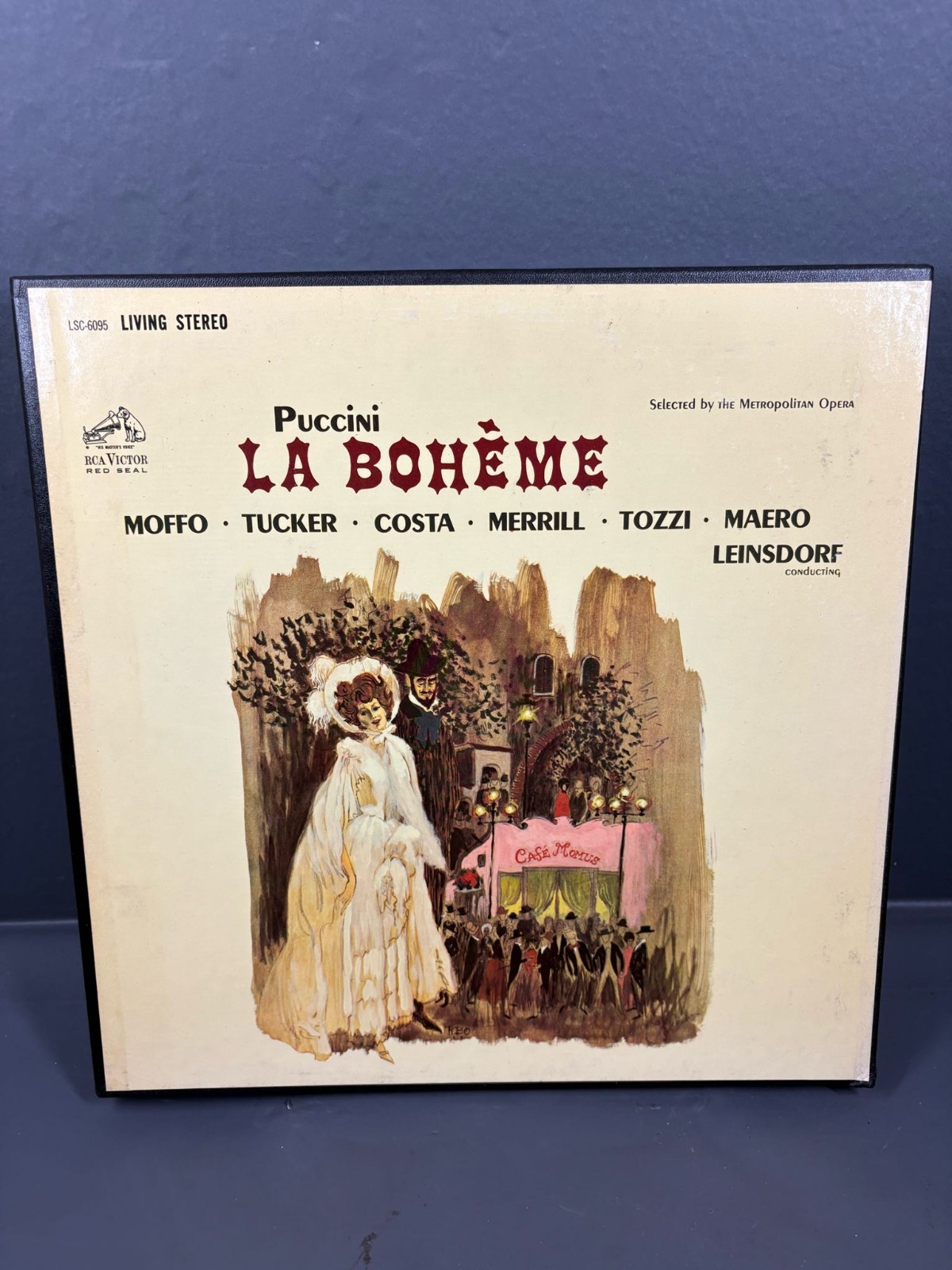 Puccini La Boheme Box Set Vinyl LP RCA Victor Living Stereo LSC-6095 Moffo