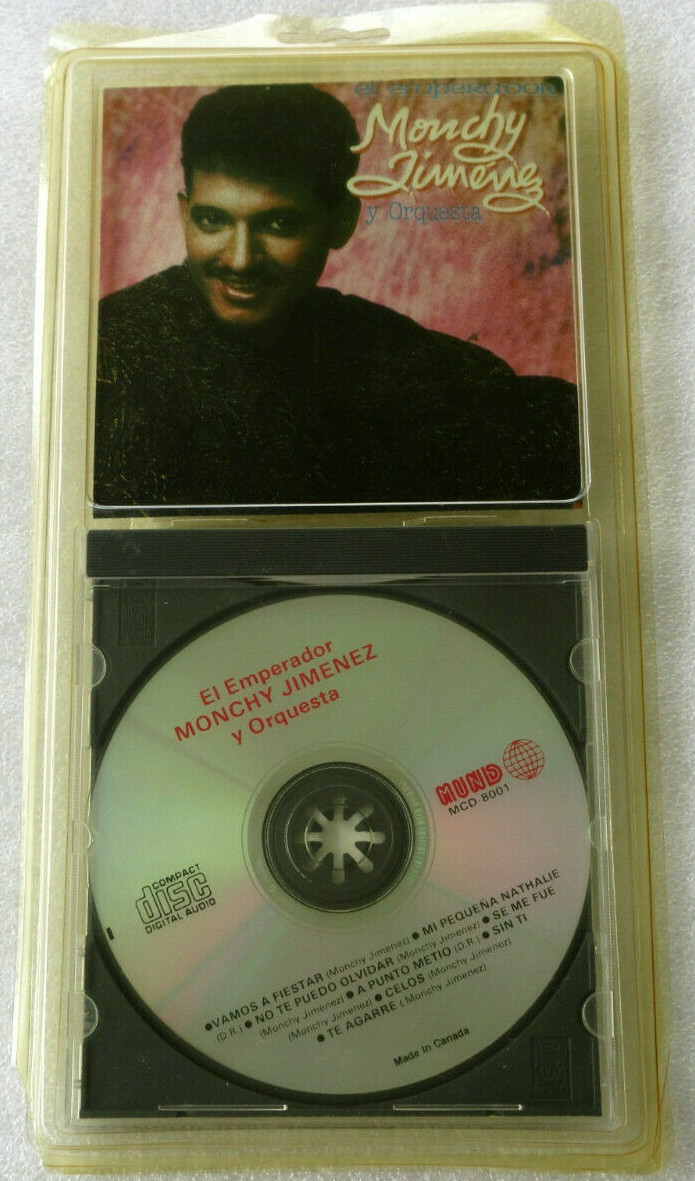 MONCHY JIMENEZ Y ORQ. /EL EMPERADOR CD 1988 DISCOMUNDO CANADA LATIN MERENGUE OOP