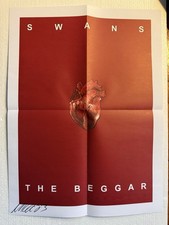 Swans The Beggar 2xLP + Poster signed by Michael Gira  picture