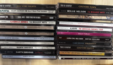 Lot of 21 Vintage Country CDs Garth Brooks George Jones Willie Nelson Untested picture