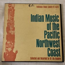 VARIOUS ARTISTS INDAN MUSIC OF THE PACIFIC NORTHWEST COAST 12”VINYL RECORD (PL13 picture
