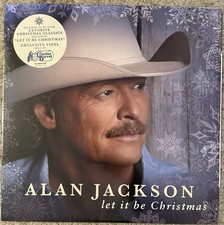 Alan Jackson Let It Be Christmas Vinyl LP Cracker Barrel Exclusive 2013 picture