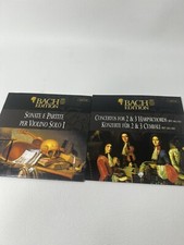 BACH EDITION LOT OF 2 Sonate e Partite & Concertos for 2 & 3 Harpischords picture