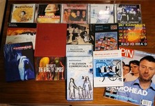 Radiohead Lot of 11 CDs 3 DVDs 1 VHS tape 1 Magazine picture
