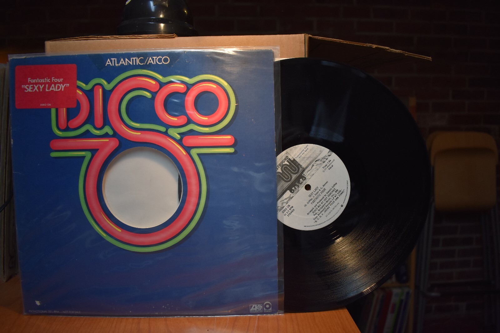 Fantastic Four Sexy Lady 12” single record Westbound DSKO 136 Stereo white label