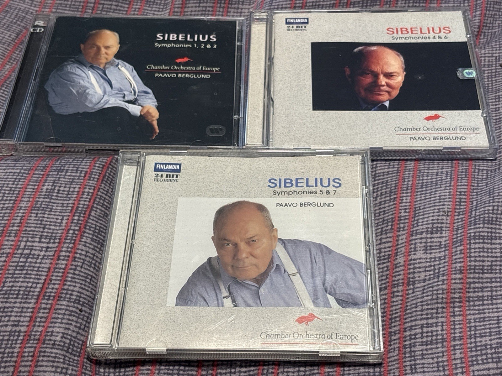 Jean Sibelius Complete Symphonies/Berglund/COE (3-CD, Finlandia Records