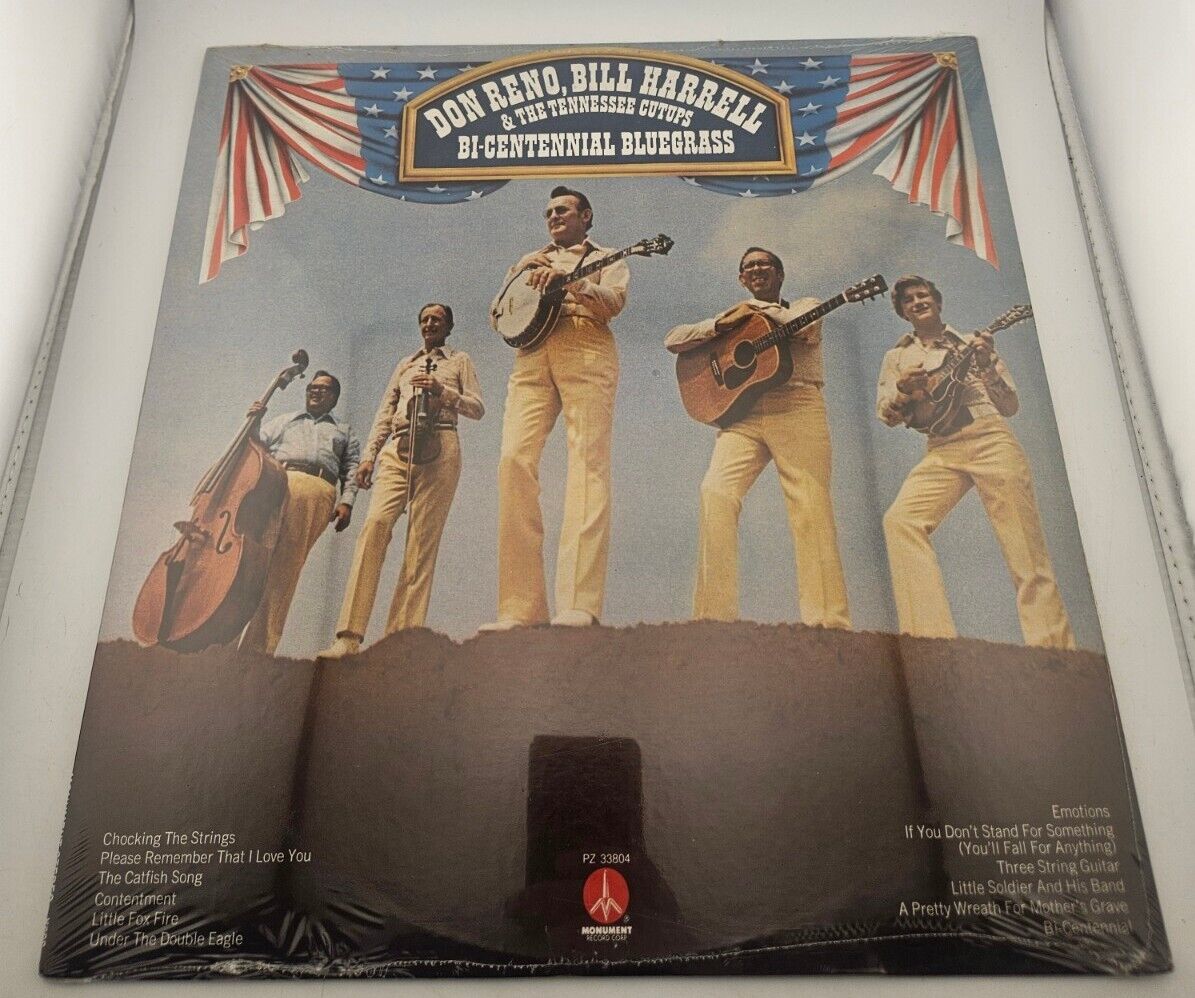 Don Reno Bill Harrell Tennessee Cutups Bi-Centennial Bluegrass  PZ-33804 Sealed