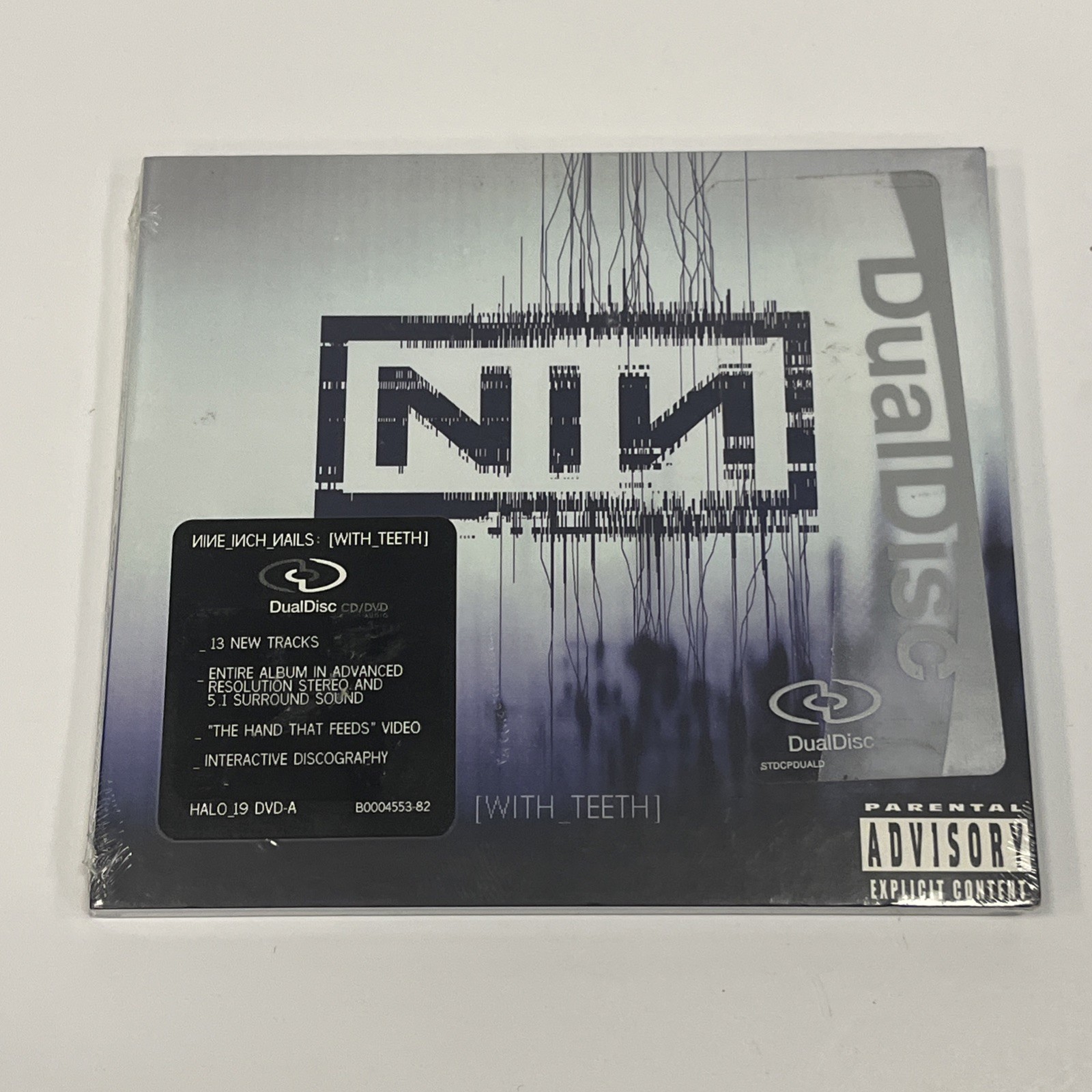 Nine Inch Nails NIN With Teeth Dual Disc CD 2005 Hype Sticker Sealed NEW