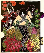 KISS⚡️Peter Criss⚡️1978 Exc Cond⚡️POSTER ONLY⚡️SOLO Album ⚡️AUCOIN Original picture