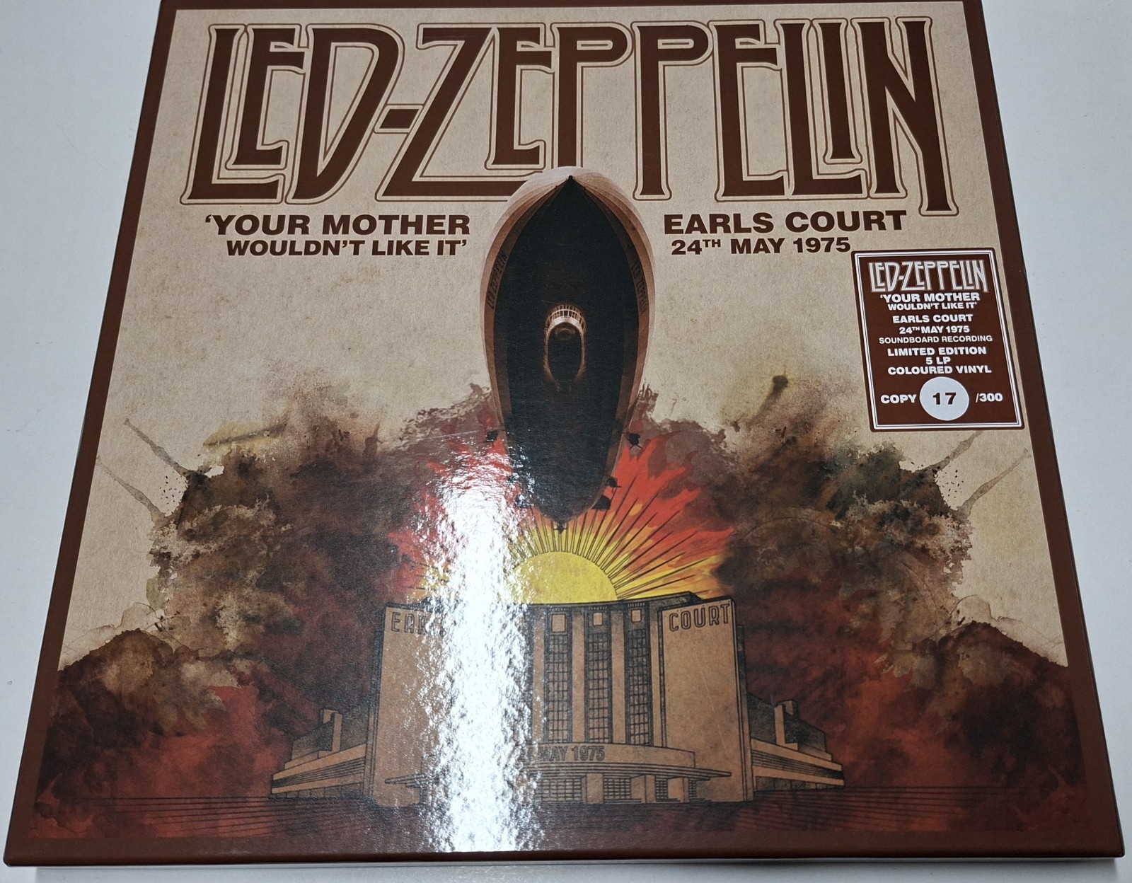 LED ZEPPELIN  Earls court 24 may 1975 5LP box set