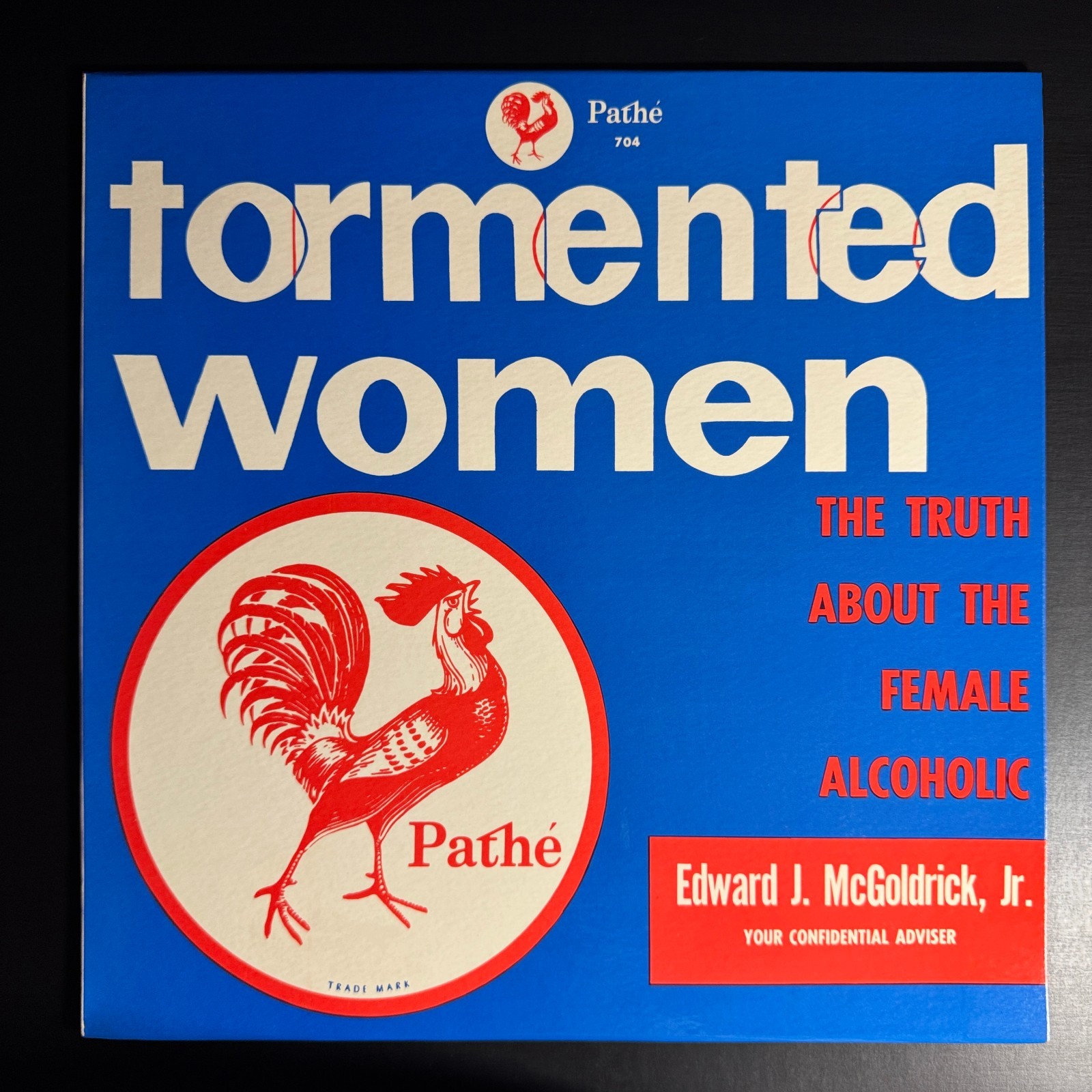 Tormented Women The Female Alcoholic Edward J. McGoldrick, Jr. 1961 Vinyl LP NM