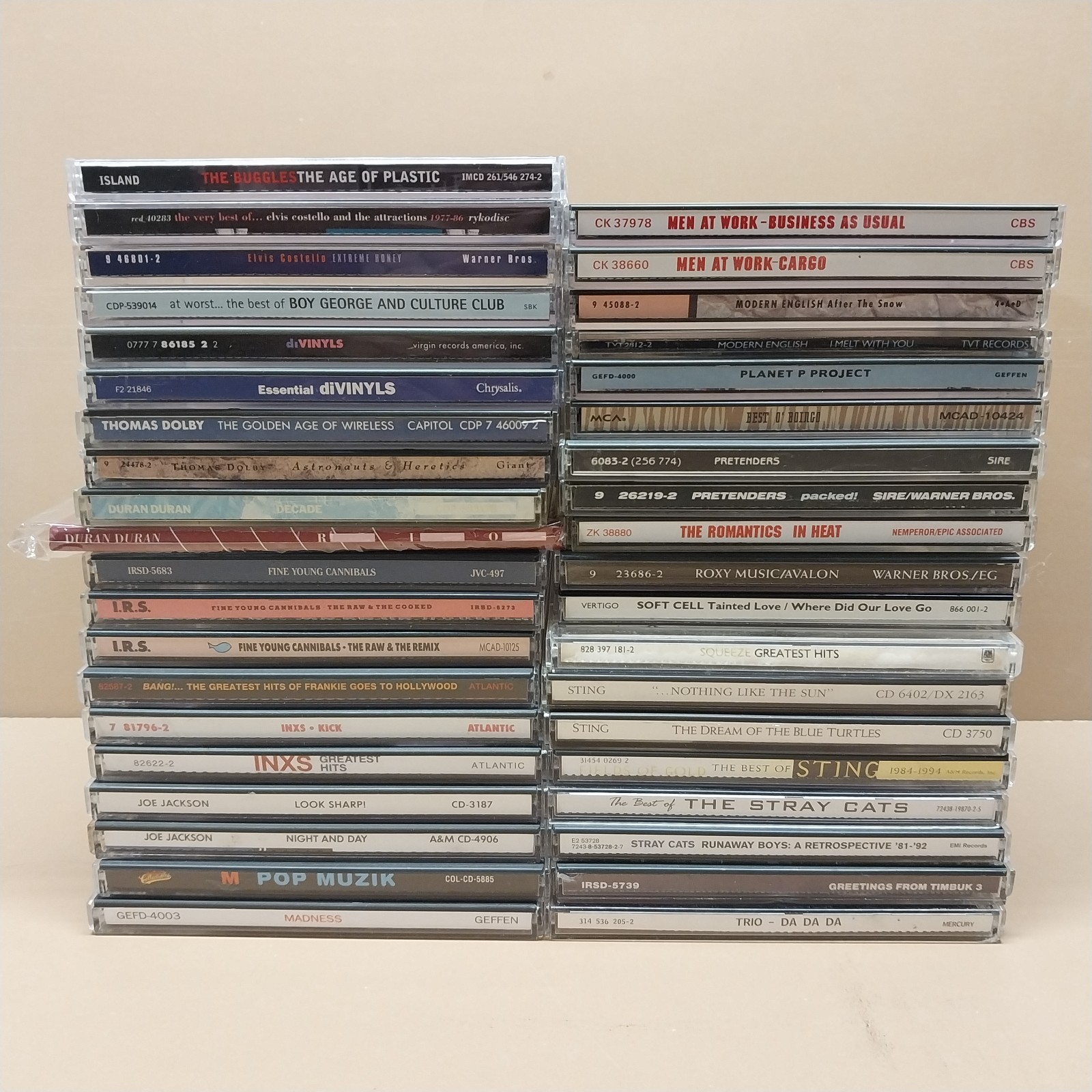 New Wave 39 CD Lot/Roxy Music/Buggles/Madness/M-Pop Muzik/Very Good Condition