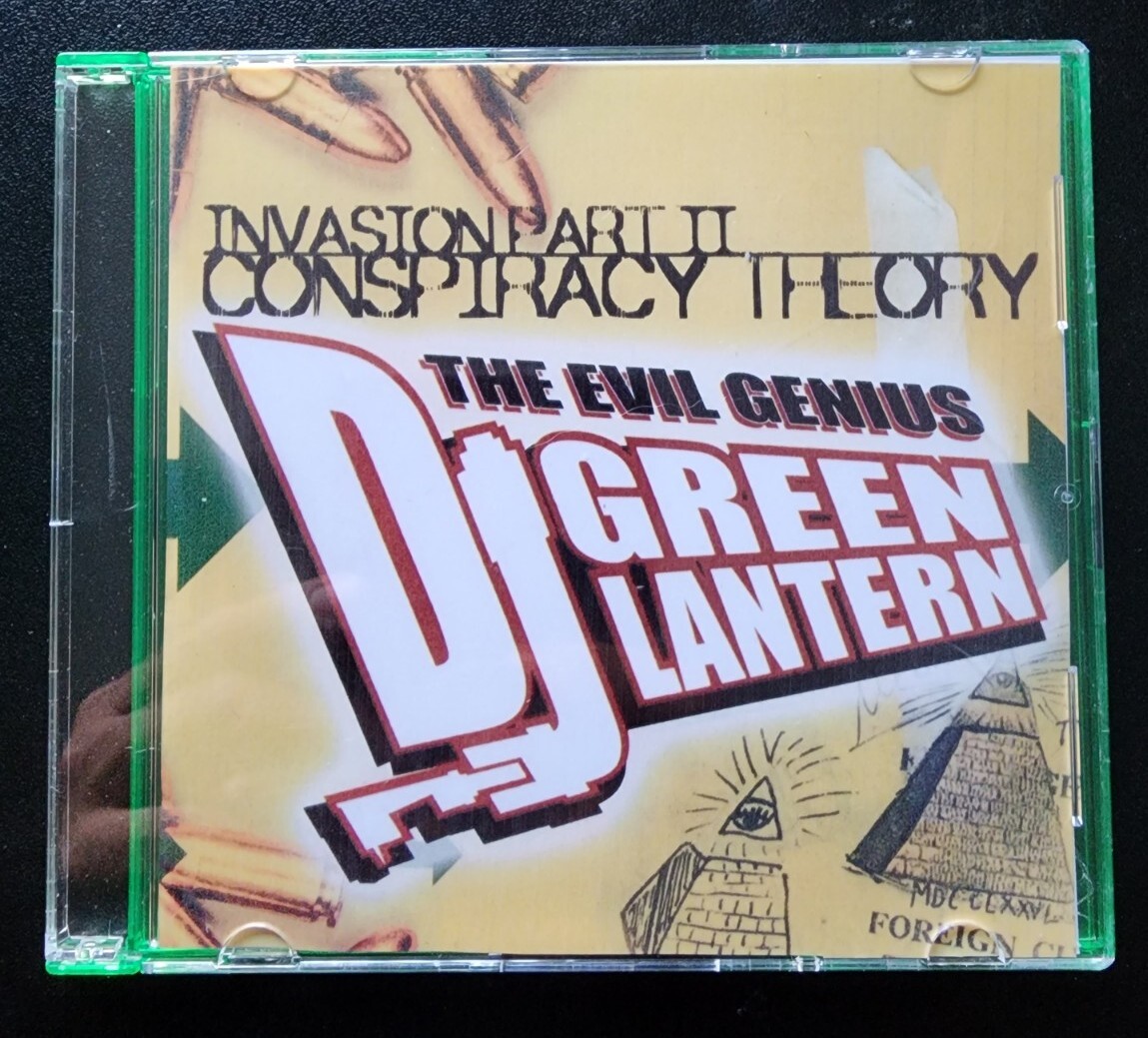 DJ Green Lantern Invasion Pt II Conspiracy Theory CD RARE OG Mixtape 2003 eminem