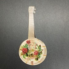 1890s Kinney Bros. N228 Antique Banjo Victorian Diecut Tobacco Cigarette Card picture