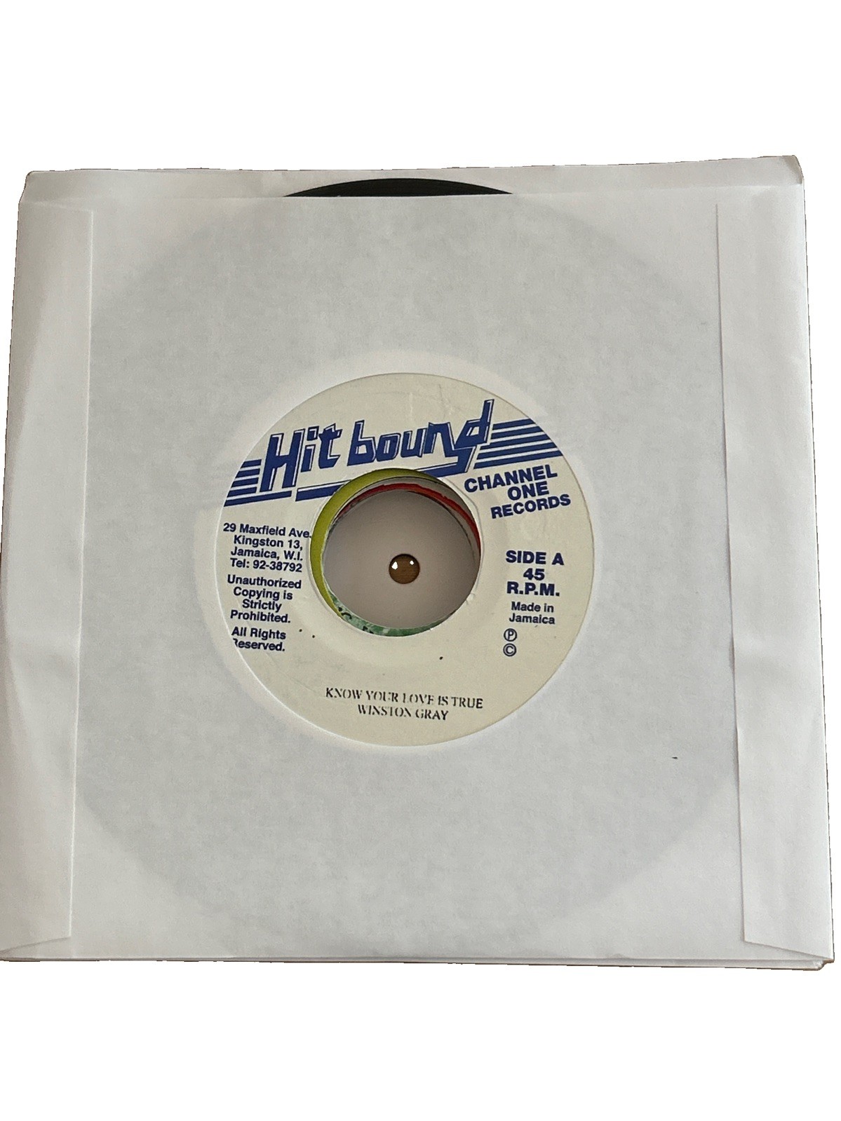 Jamaican  Reggae Lot Of 10 Vinyl Records 45rpm 7 Inch New