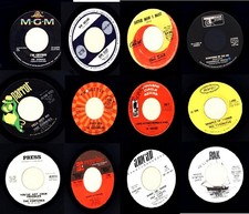 43  Britsh Invasion 45 rpm's Most VG+ see list for pix & details Stones, Kinks picture