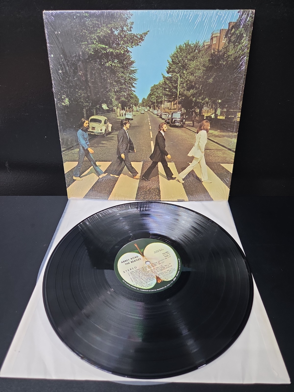 The Beatles Abbey Road Lp Vinyl 1969 1st 'I AM' Press W/Shrink ERROR Cover NM-