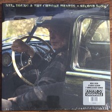 Neil Young & Chrome Hearts -Second Song LP Vinyl New + Free Guitar Pick Keychain picture