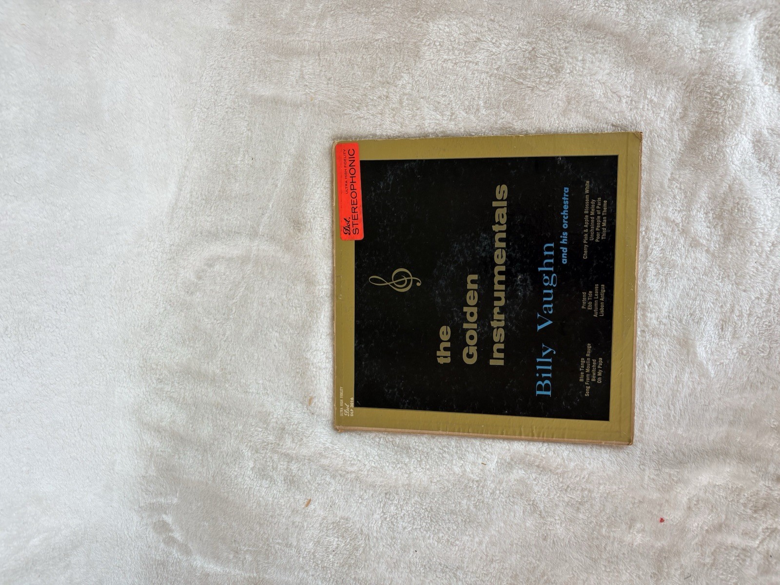 THE GOLDEN INSTRUMENTS BILLY VAUGHN & HIS ORCHESTRA VTG Vinyl Record AS IS
