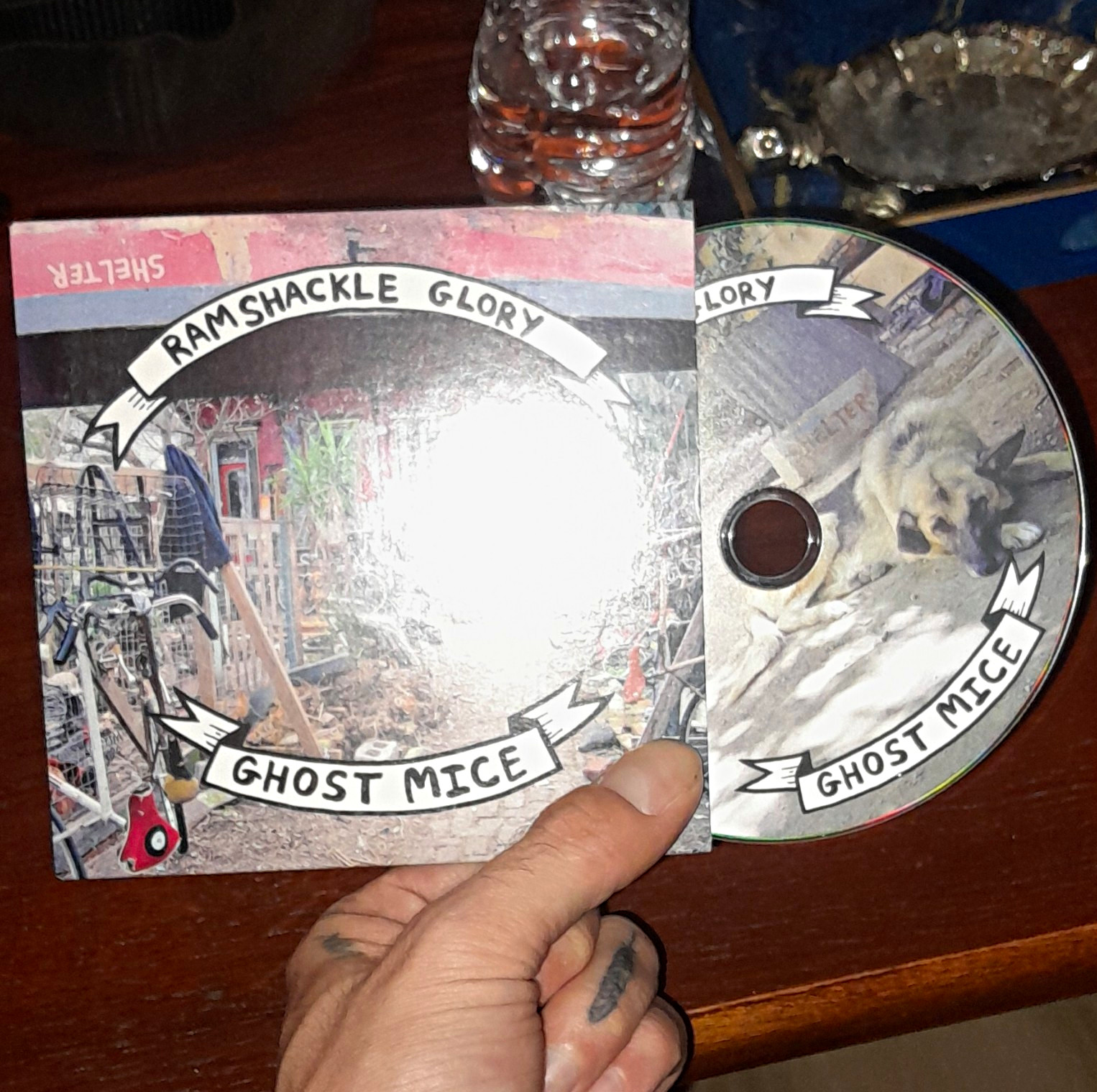 Ramshackle Glory CD Folk Punk Ghost Mice Pat Bunny Johnny Hobo Wingnut Brew