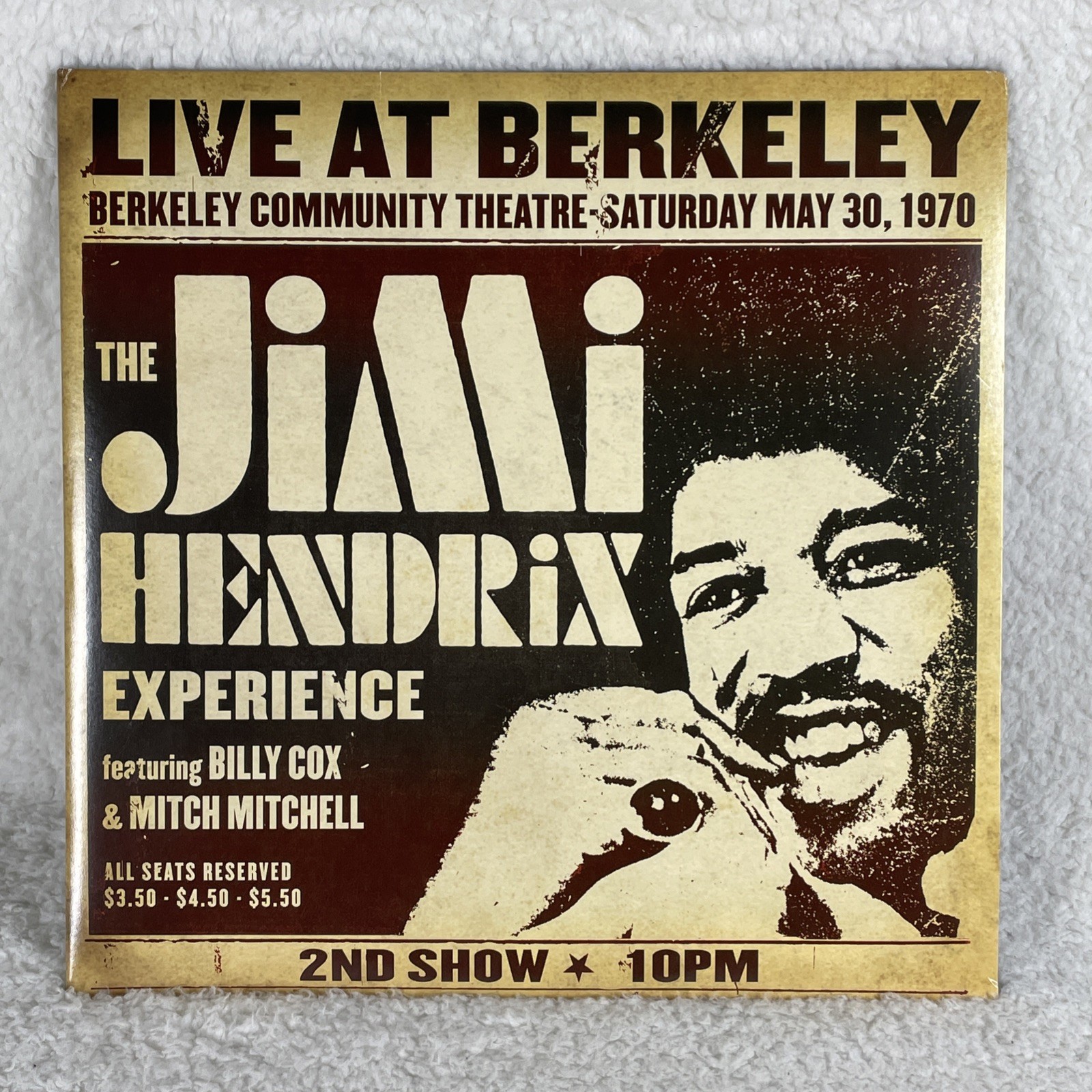 Jimi Hendrix - Jimi Hendrix Experience Live at Berkeley CLEANED & TESTED VG+/VG+