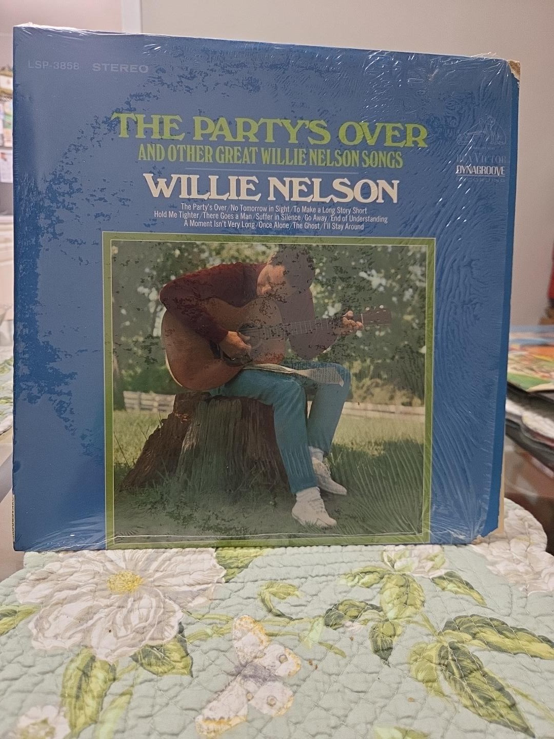 Willie Nelson The Party\'s Over 1967 RCA Victor LSP-3858 Stereo LP In Shrink