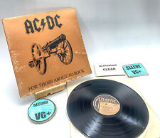 AC/DC For Those About To Rock (We Sa... -  VG+/VG+ SD 11111 Ultrasonic Clean picture