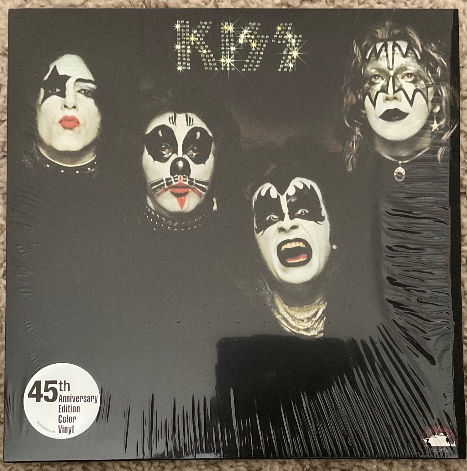 KISS - Debut LP 45th Anniversary White Vinyl - Never Played - Still in shrink NM