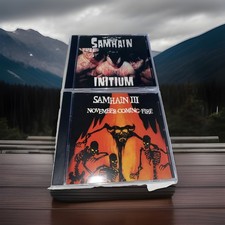 Samhain Iii November Coming Fire & INITIUM MINT Evilive 2001  2 Samhain MINT CDs picture