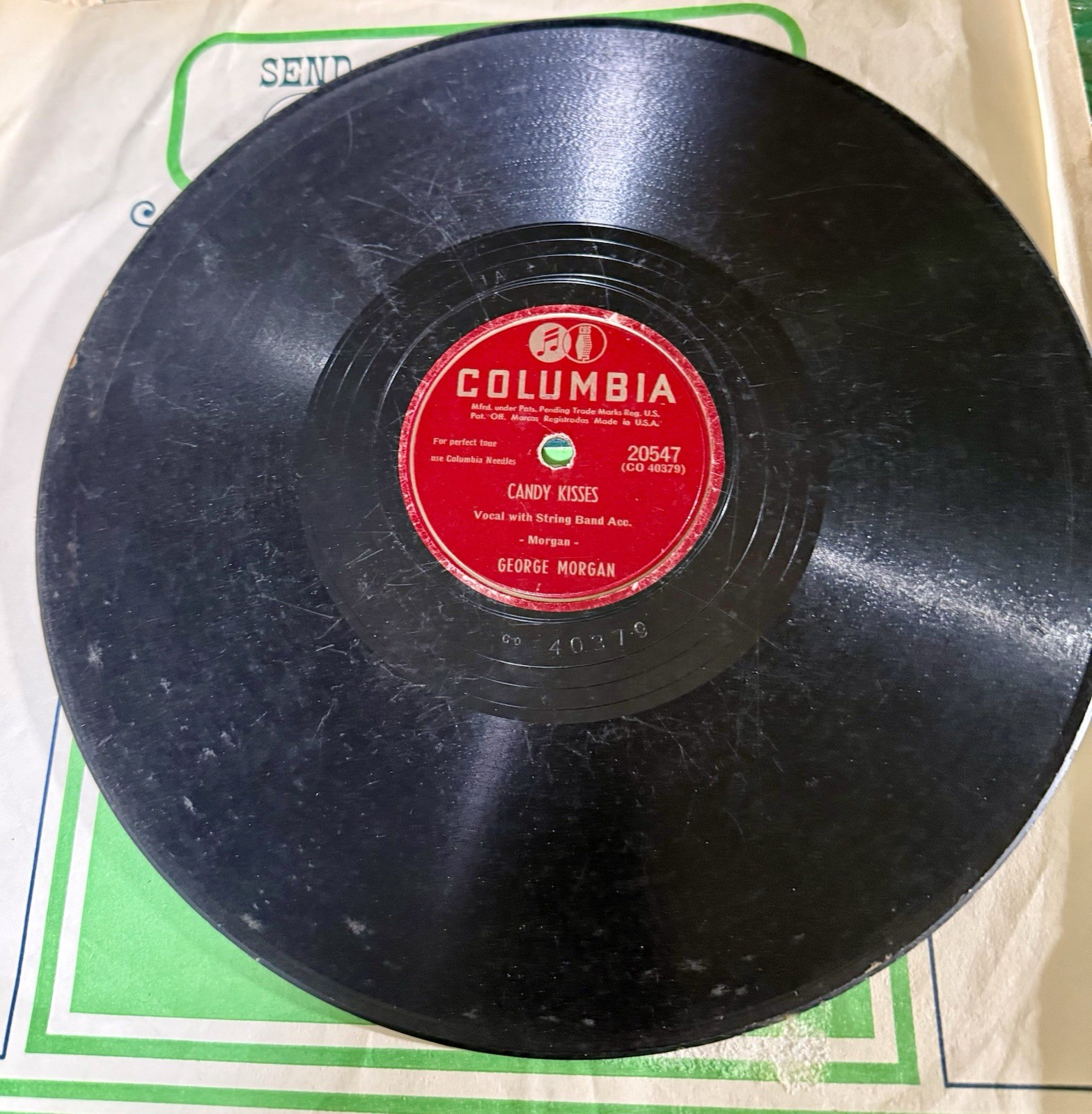 5/Columbia 78 RPM Shellac Country Lot Candy Kisses Acuff Morgan Dickens 20547+