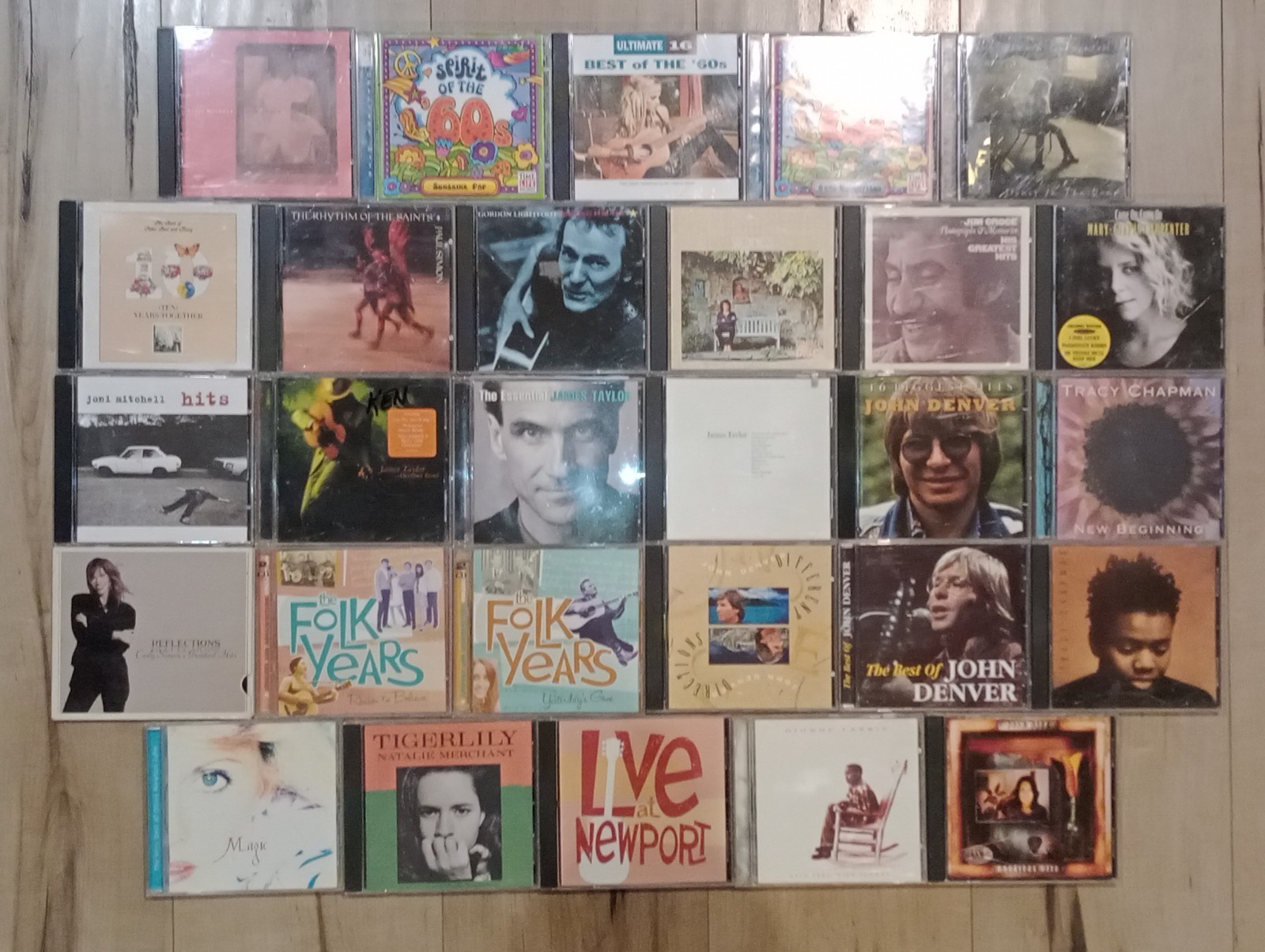 CD LOT 28 Time Life Music Folk Years Live At Newport Soft Rock Love Songs 70's