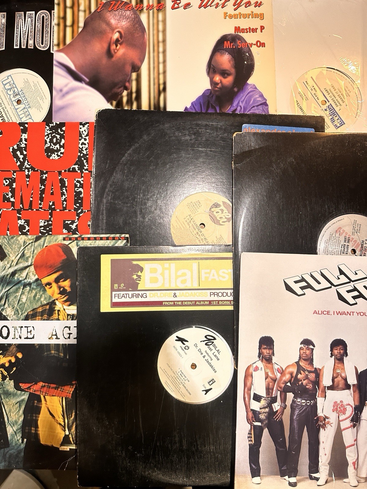 12” Vinyl Bulk Lot HIP HOP RAP R&B 36 Singles Good Titles 80s 90s  b2