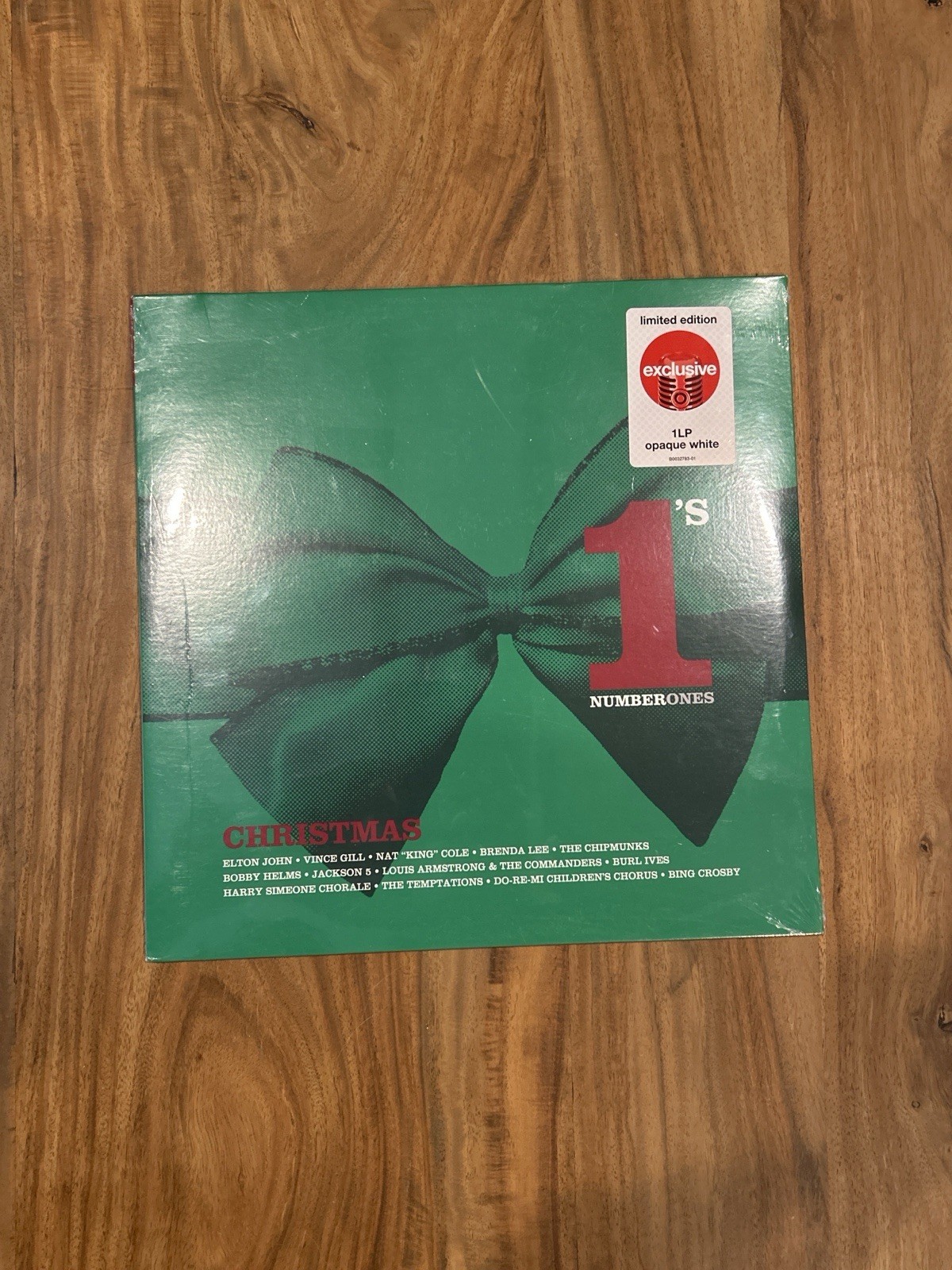 Christmas Number 1’s Opaque White Vinyl LP Target Exclusive Bing Crosby Elvis