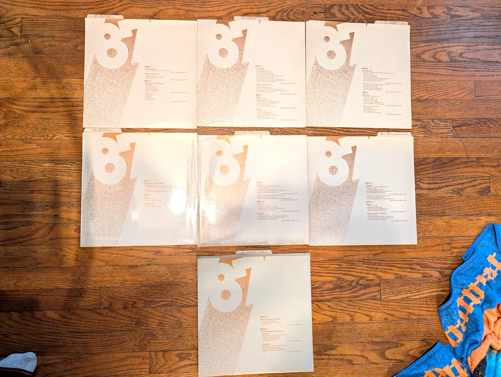Ford Motor Company Ford Marketing Training 1987 Laserdisc Set Minus 13-14