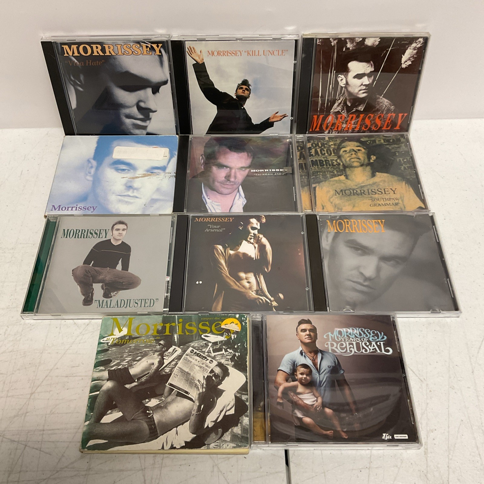 Morrissey 11 CD Lot: Southpaw Grammar, Vauxhall & I, CD Singles, Viva Hate