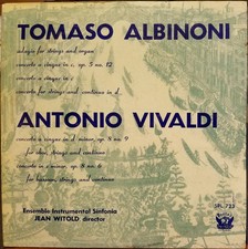 Tomaso Albinoni / Antonio Vivaldi, Tomaso Albinoni / Antonio Vivaldi, (LP), NM o picture