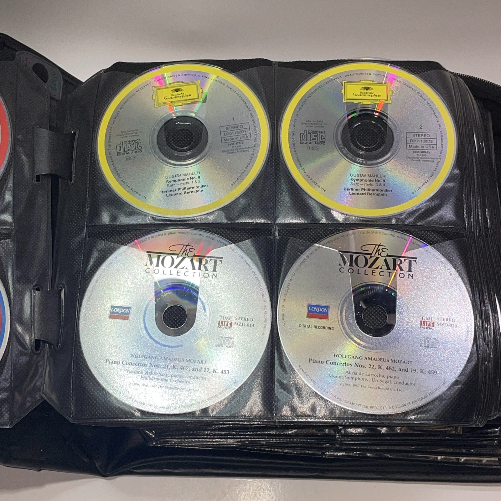 Binder W/ Lot Of 300+ CDs Mixed Genres Classical Religious Blues Review Photos