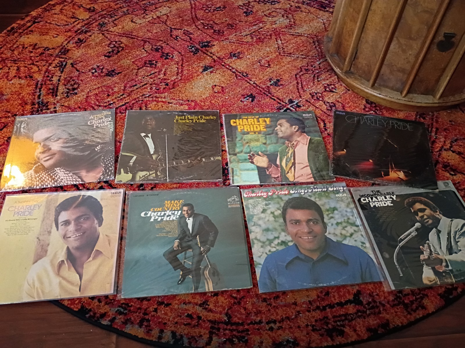 Charley Pride LP Vintage Country Vinyl Bundle VG+ Lot of 8