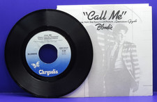 BLONDIE Call Me 45 RPM w/PS CHS 2414 RARE Factory Label Error/Misprint NM/UNPLYD picture