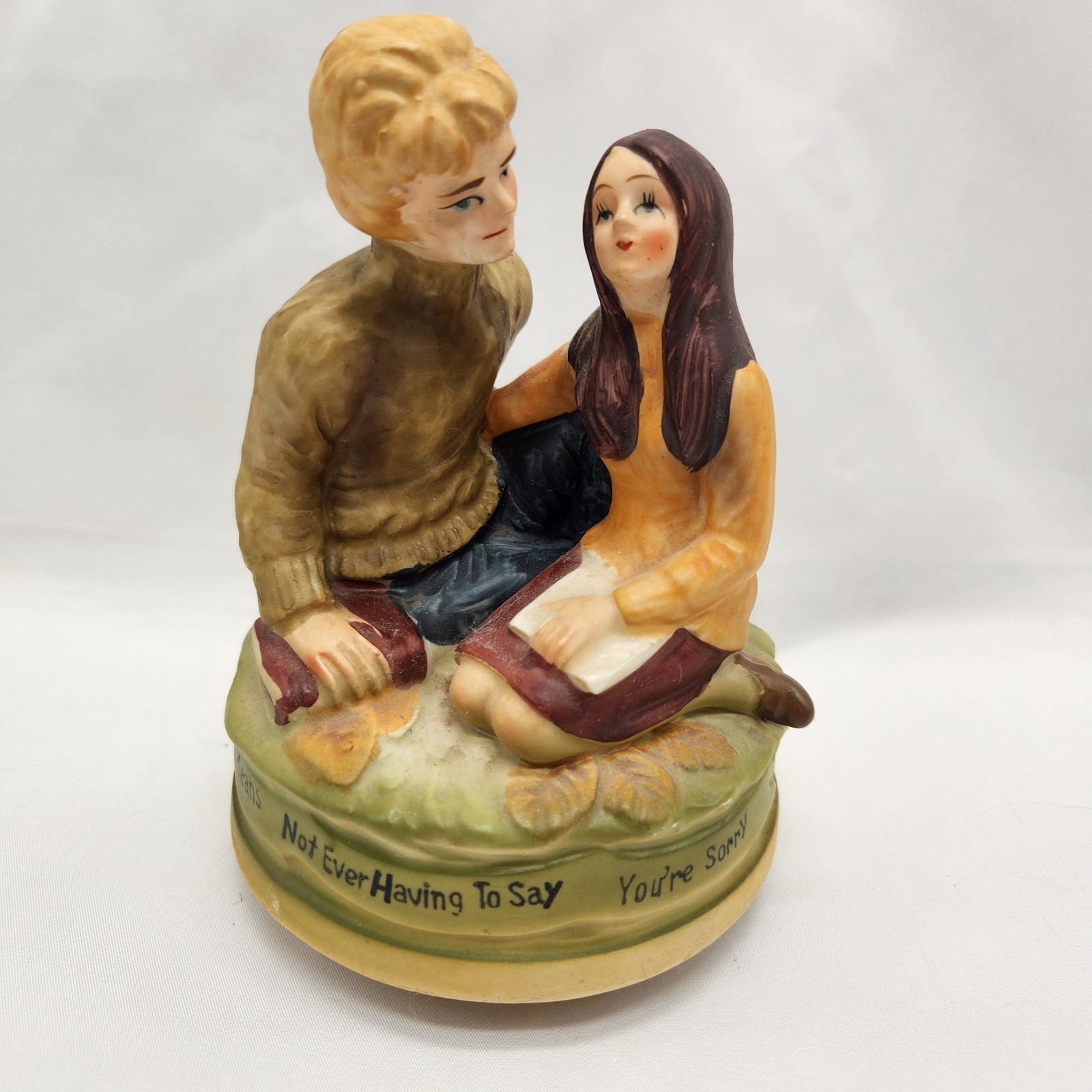 Sankyo Chadwick Miller Music Box Plays Mother Japan Vintage Ceramic 1971 Working