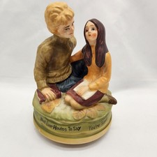 Sankyo Chadwick Miller Music Box Plays Mother Japan Vintage Ceramic 1971 Working picture
