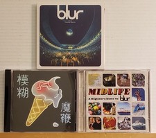 Blur CD collection, 3 different titles, 2 dbl CDs, 1 studio 1 live 1 compilation picture