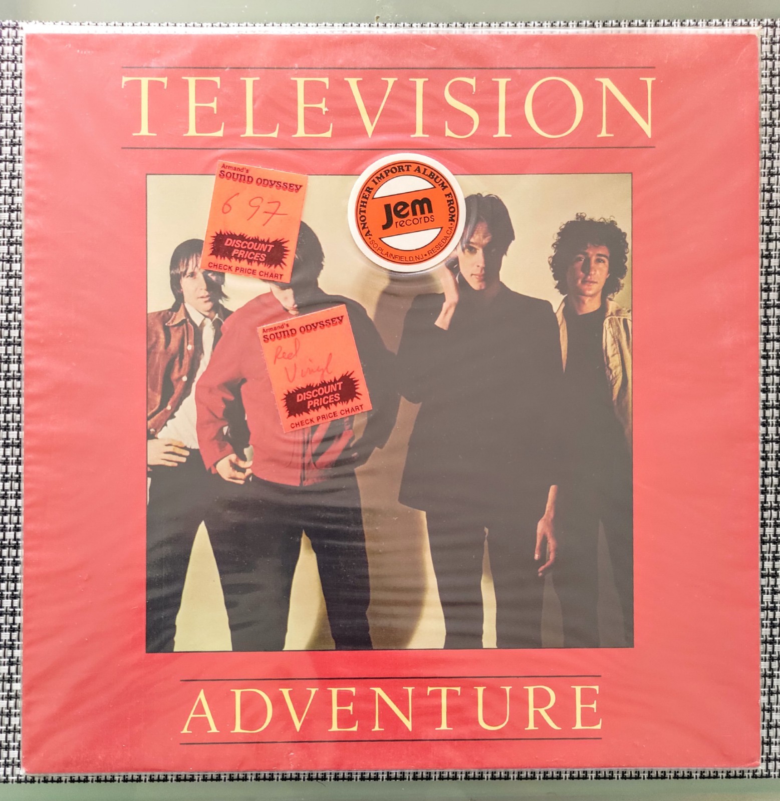 Television Adventure LP Elektra K52072 ~ 1978 ~ New ~ Store Sealed Import