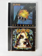 PYROMANIA (1983) & HYSTERIA (1987) by DEF LEPPARD ~ Audio CD Lot NICE picture