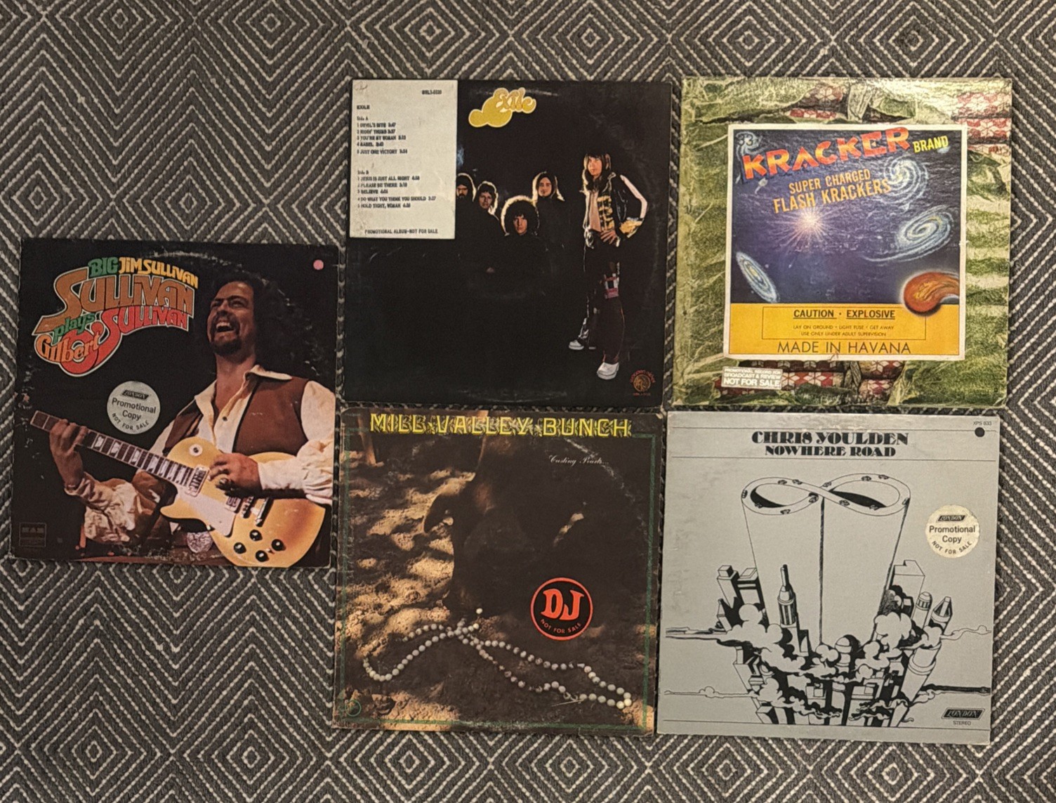 ⁠VTG 1970s Rock LP Record Lot ALL PROMO COPIES DJ Radio Pressings Rare⁠ NM Vinyl