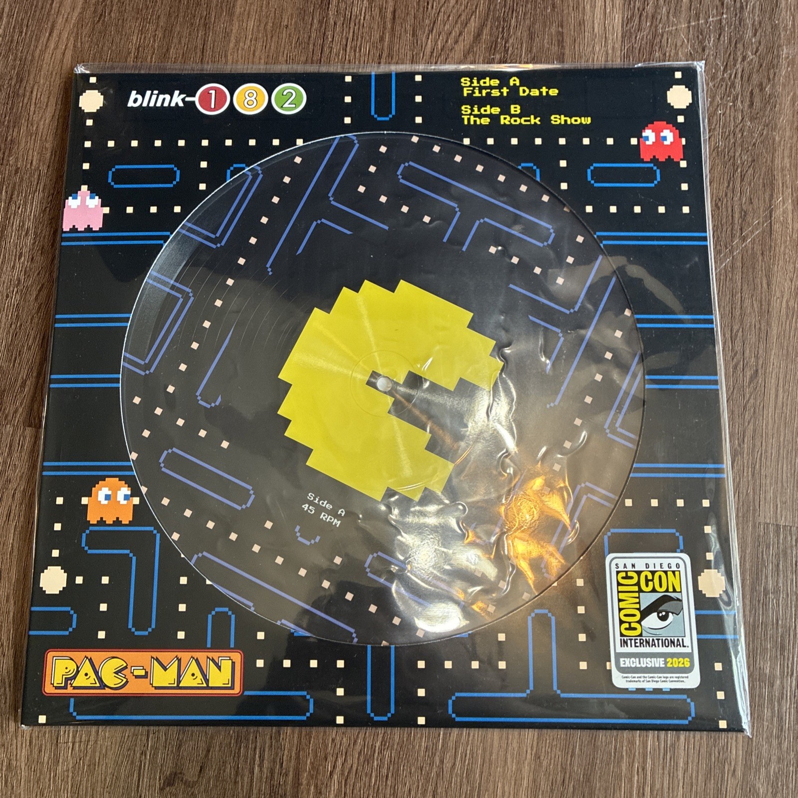Blink 182 x Pac-Man x 7-11 2026 SDCC Exclusive Vinyl Album LP Limited Edition