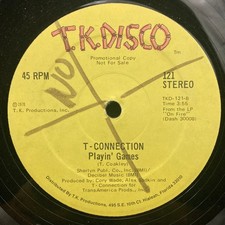 At Midnight/Playin' Games by T-Connection (TK Disco 121) 12