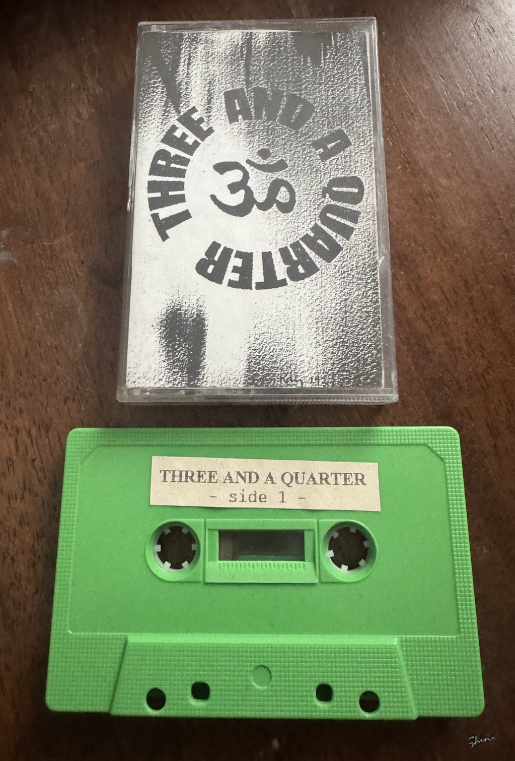 Three And Quarter Demo Tape Cassette Private Ska Punk Very Rare ORIGINAL 1997 