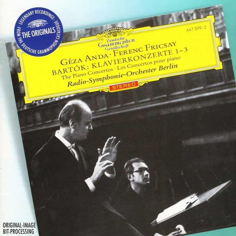 CD Geza Anda - Bartok Klavierkonzerte 1-3 / Piano Concertos - Ferenc Fricsay